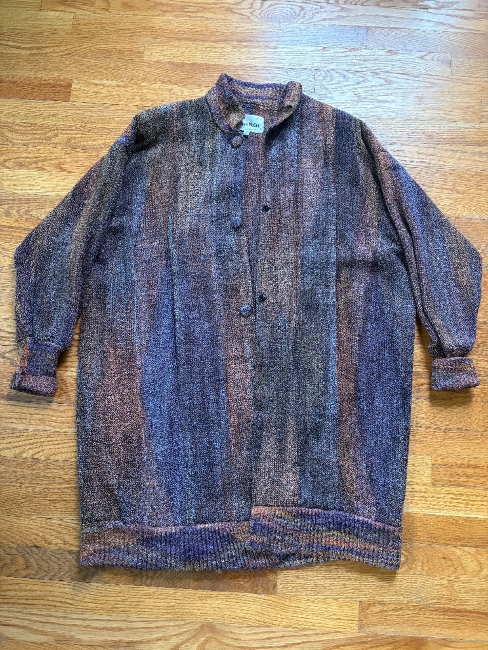 Joan McGee 100% Silk Duster Coat